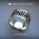 ÚJDONSÁG! Varázs gyűrű. Elmúlik gyűrű, Ékszer, óra, Gyűrű, Ékszerkészítés, Ötvös, Ez az ékszerem, nem a legművesebb munkáim közé tartozik és a kivitelezése is sok megoldást rejt még ..., Meska