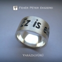 ÚJDONSÁG! Varázs gyűrű. Elmúlik gyűrű, Ékszer, óra, Gyűrű, Ékszerkészítés, Ötvös, Ez az ékszerem, nem a legművesebb munkáim közé tartozik és a kivitelezése is sok megoldást rejt még ..., Meska