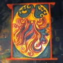 Medúza-Lámpa+Kép+Polc, Otthon, lakberendezés, Bútor, Lámpa, Gyerekszoba, Famegmunkálás, Festett tárgyak, Méret:10x43x38-cm
-Fa mély kerete két takarékos izzót,rejt.-Biztonságos szerelékkel,kapcsolóval.
A k..., Meska