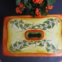 Tavasz--sámli,klassikus méretben, Bútor, Baba-mama-gyerek, Otthon, lakberendezés, Famegmunkálás, Festészet,  Indás,antikolt narancsszínű lazúros sámli.
Gyönyörű fenyőfából--asztalos mestermunka.
Több rétegben..., Meska