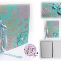 Különlegességek tárháza - Türkiz patchwork mintás napló, Képeslap, album, füzet, Dekoráció, Jegyzetfüzet, napló, naptár, Képeslap, levélpapír, Papírművészet, Mindenmás, Saját tervezésű, kézzel készített termék!

Különleges notesz nem csak különleges alkalmakra!

Türkiz..., Meska
