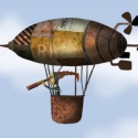 Zeppelin 3024, Dekoráció, Képzőművészet , Baba-mama-gyerek, Gyerekszoba, , Meska