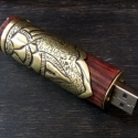 Életfás pendrive, Férfiaknak, Ékszer, óra, Magyar motívumokkal, Mindenmás, Ötvös, Ez az életfa motívummal díszített pendrájv a honfoglalás kori sírokban talált adathordozók pontos má..., Meska