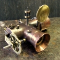 Steampunk pendrive fényképező, Meska