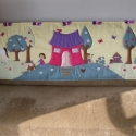 Kislány falvédő szett, Dekoráció, Baba-mama-gyerek, Gyerekszoba, Falvédő, takaró, Patchwork, foltvarrás, Varrás, Három részes falvédő szett, L alakú ágyak mellé. Melegíti a falat és a szívet, különlegesen dekorálj..., Meska