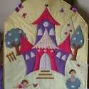 Kislány falvédő szett, Dekoráció, Baba-mama-gyerek, Gyerekszoba, Falvédő, takaró, Patchwork, foltvarrás, Varrás, Három részes falvédő szett, L alakú ágyak mellé. Melegíti a falat és a szívet, különlegesen dekorálj..., Meska