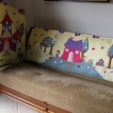 Kislány falvédő szett, Dekoráció, Baba-mama-gyerek, Gyerekszoba, Falvédő, takaró, Patchwork, foltvarrás, Varrás, Három részes falvédő szett, L alakú ágyak mellé. Melegíti a falat és a szívet, különlegesen dekorálj..., Meska