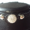 Shamballám !, Ékszer, óra, Baba-mama-gyerek, Ruha, divat, cipő, Karkötő, Ékszerkészítés, Csomózás, Engem is elkapott a shamballa láz !

9,2 mm zseléágyba ültetett kristályokból van a karkötő dísze,ez..., Meska