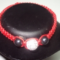 Shamballám !, Ékszer, óra, Baba-mama-gyerek, Ruha, divat, cipő, Karkötő, Ékszerkészítés, Csomózás, Engem is elkapott a shamballa láz !

9,2 mm zseléágyba ültetett kristályokból van a karkötő dísze,ez..., Meska