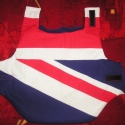 Brit angol zászló mintás kutyaruha kutyakabát S 2,5-3,5 kg, Állatfelszerelések, Varrás, Vatelinnel bélelt uniszex kutyakabát S -es méretben
Háta hossza 30 cm
Nyakbőség 18-26 cm
Pocak 32-40..., Meska