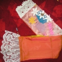 Gipsy & Vintage sál, Ruha, divat, cipő, Kendő, sál, sapka, kesztyű, Sál, Varrás, Selyemfestés, 120 cm hosszú,24 cm széles egyedi készítésű női sál
18.század és a mai stílusok ötvözésével készült
..., Meska