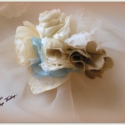 Vintage Wedding... Valami kék.... Hajdísz, bross, Ékszer, óra, Bross, kitűző, Hajbavaló, Ékszerkészítés, Varrás, Valami kék:
A régi időkben az igaz hitet, a tisztaságot és a hűséget jelképezte.

Új kollekcióm dara..., Meska