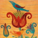 Nemez falikép, Csudafa. Mérete: 174 cm x 61 cm. RENDELHETŐ, Képzőművészet , Otthon, lakberendezés, Textil, Nemezelés, Ez a munkám, már gazdára lelt, de szívesen elkészítem újra  megrendelés alapján.
Más színállásban is..., Meska