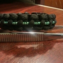 Paracord  gyönggyel díszített karkötő, Baba-mama-gyerek, Farsangi jelmez, kellék, Ékszer, óra, Karkötő, Gyöngyfűzés, Csomózás, A paracord (magyarul: ejtőernyő-zsinór illetve más néven parachute cord, 550 cord) egy belső magból ..., Meska