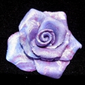 \'Sterling Silver\'  Lila Rózsa Gyűrű, Ékszer, óra, Bross, kitűző, Polymer gyurmából készítettem ezt a rózsa gyűrűt, vidám hangulatot teremtve egy nyári öltözékhez
A r..., Meska