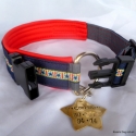 Csillagos, Rosie\'s Dog coll-art nyakörv, Állatfelszerelések, Varrás, Termékleírás 

3 cm széles, belső szivacsozással van ellátva,egyszerű hagyományos tuck csatos nyakör..., Meska