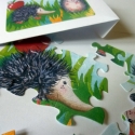 Puzzle képeslap-Sünis, Egy különleges képeslapot készítettem, mellye...