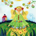 Plakát 35 x 50 cm - Tavasztündér, Képzőművészet , Illusztráció, Festészet, Művészi plakát.
150 g műnyomó papíron.
Mérete: 35 x 50 cm
.
Nagy mérete miatt a csomagolása:
műanyag..., Meska