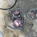 Szív dichroic szett1, Meska