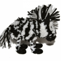 Zebra, Dekoráció, Otthon, lakberendezés, Játék, Játékfigura, Mindenmás, Saját tervezésű és készítésű zebra figura.
Feje, teste fehér és fekete fonalból készített pompon. Fü..., Meska