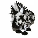 Zebra, Dekoráció, Otthon, lakberendezés, Játék, Játékfigura, Mindenmás, Saját tervezésű és készítésű zebra figura.
Feje, teste fehér és fekete fonalból készített pompon. Fü..., Meska