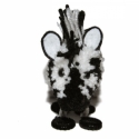 Zebra, Dekoráció, Otthon, lakberendezés, Játék, Játékfigura, Mindenmás, Saját tervezésű és készítésű zebra figura.
Feje, teste fehér és fekete fonalból készített pompon. Fü..., Meska