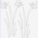 Faltetoválás - gladiolus részére