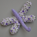 Virágos, pillangós faldísz / fali dekoráció, Baba-mama-gyerek, Dekoráció, Otthon, lakberendezés, Gyerekszoba, Varrás, Patchwork, foltvarrás, Lányaim szobájában, ami tetőtéri szoba, nehezen megoldható a ferde falfelületek dekorálása, hiszen k..., Meska