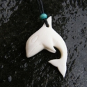 kardszárnyú delfin medál , Ékszer, óra, Nyaklánc, Medál, , Meska