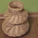 Fonott váza, Konyhafelszerelés, Otthon, lakberendezés, Dekoráció, Kaspó, virágtartó, váza, korsó, cserép, , Meska