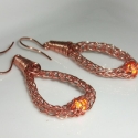 orange earing, Ékszer, óra, Esküvő, Ruha, divat, cipő, Fülbevaló, Ékszerkészítés, Fémmegmunkálás, 5cm hosszú, vörösrézből és narancsszínű miracel gyöngyből készült fülbevaló.

Szeretettel ajánlom!..., Meska