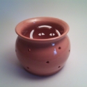 Cicás aromalámpa, illatmécses, Dekoráció, Otthon, lakberendezés, Dísz, Gyertya, mécses, gyertyatartó, Kerámia, Áttört kerámia illatmécses cicafej mintával. Kb. 10 cm magas, 9 cm átmérőjű, korongozott és kézzel d..., Meska