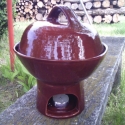 Almasütő, nagy méretben, Otthon, lakberendezés, Gyertya, mécses, gyertyatartó, Kerámia, Extra nagy méretű almasütő edény, akár több kisebb, vagy egy gigantikusabb darab almának.
Az almatar..., Meska