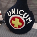 Unicum párna - plüss kispárna, díszpárna, párna, Dekoráció, Férfiaknak, Magyar motívumokkal, Otthon, lakberendezés, Varrás, Vilmoskörtés plüss kispárnám mintájára most elkészítettem az Unicumos verziót is, Zsuzsa kérésére. 
..., Meska