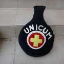 Unicum párna - plüss kispárna, díszpárna, párna, Dekoráció, Férfiaknak, Magyar motívumokkal, Otthon, lakberendezés, Varrás, Vilmoskörtés plüss kispárnám mintájára most elkészítettem az Unicumos verziót is, Zsuzsa kérésére. 
..., Meska