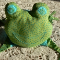 Béka alvókendő, Egy hatalmas (40cm)alvókendő, puha pamutvászonb