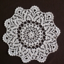 Horgolt csipketerítők (19cm-es átmérő) , Dekoráció, Konyhafelszerelés, Dísz, Edényalátét, Horgolás, Ezek a kis terítők remekül illenek asztalokra, komódokra, kis szekrényekre. A finom kézimunkával vék..., Meska
