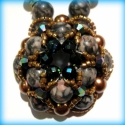 Kő kövön - nyaklánc AKCIÓ!, Ékszer, óra, Nyaklánc, Ékszerkészítés, Hagyományos, örök divat Shy Smile medál jáspis golyókból, Tohó és Swarovski gyöngyökkel, hozzá illő ..., Meska