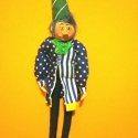 Piripatty, Képzőművészet , Játék, Baba, babaház, Játékfigura, 
Mérete;kb 40 cm
Anyaga; modellező gyurma, textil, Meska