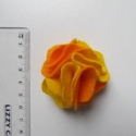 Sárga kitűző, Ékszer, óra, Bross, kitűző, , Meska