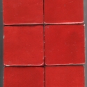 Tűzpiros kézzel készített csempék, Dekoráció, Otthon, lakberendezés, Falikép, Kerámia, Igazán egyedi, kézzel készített, 10x10cm-es, mázazott csempék, tűzpiros színben. A csempéket vörös a..., Meska