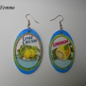 Berry crush fülbevaló, Ékszer, óra, Fülbevaló, Decoupage, szalvétatechnika, Az ízletes fülbevalóhoz illő karperecet is megtalálhatod a repertoáromban és ha mindkettőt megvásáro..., Meska