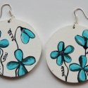 La Vida HM ear rings fülbevaló, Ékszer, óra, Fülbevaló, Festett tárgyak, Pihe könnyű, fa alapanyagra, egyedi kézzel festett fülbevaló.

Kényelmes viselet, vidám színek. 

Ha..., Meska