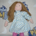 Lindi baba AKCIÓ!, Baba-mama-gyerek, Játék, Baba, babaház, Plüssállat, rongyjáték, Lindi baba 44 cm magas. Öltöztethetős, ruhája perelinje, sapija és horgolt kiscipője van. Arca hímez..., Meska