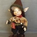 Porcelánbaba a LegendLand BJD-től : GERZSON kobold, Dekoráció, Képzőművészet , Szobor, Kerámia, Baba-és bábkészítés, Kerámia, Gerzson kobold didergett,
ma borús reggelre ébredt.
Ám kobold módra megoldotta,
nincs is most már se..., Meska