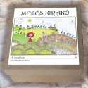 Mesés kirakó/2., Játék, Készségfejlesztő játék, Logikai játék, Fotó, grafika, rajz, illusztráció, Mindenmás, 48 darabos kirakós játék, 10 x 10 x 5,5 cm-s dobozban. 

Saját rajzomról készült másolatot  kasírozt..., Meska