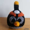 Angry birds - fekete madár, Baba-mama-gyerek, Játék, Játékfigura, Plüssállat, rongyjáték, Anyaga - akrilfonal, vatelin.
Átmérője kb. 7,5-8 cm.

-------------------------
Figyelmeztetés:
A di..., Meska