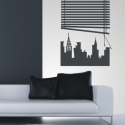 Falmatrica ablak New Yorkra 69 X 46 cm, Dekoráció, Otthon, lakberendezés, Falmatrica, Fotó, grafika, rajz, illusztráció, Dobd fel a lakásod és a hangulatod egy saját faltetoválással!

69 X 46 cm méretű a dekoráció a képen..., Meska