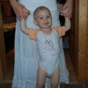\"Lovasíjász\" alulgombolós, Baba-mama-gyerek, Ruha, divat, cipő, Baba-mama kellék, Gyerekruha, Festett tárgyak, Varrás, 100% rugalmas pamutból saját szabásminta alapján készítettük ezt a kis babaruhát. Lába közt bébipate..., Meska