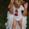 Matyó alulgombolós \"Betyár\", Baba-mama-gyerek, Ruha, divat, cipő, Baba-mama kellék, Gyerekruha, Varrás, Hímzés, 100% rugalmas pamutból saját szabásminta alapján készítettük ezt a kis babaruhát. Lába közt bébipate..., Meska